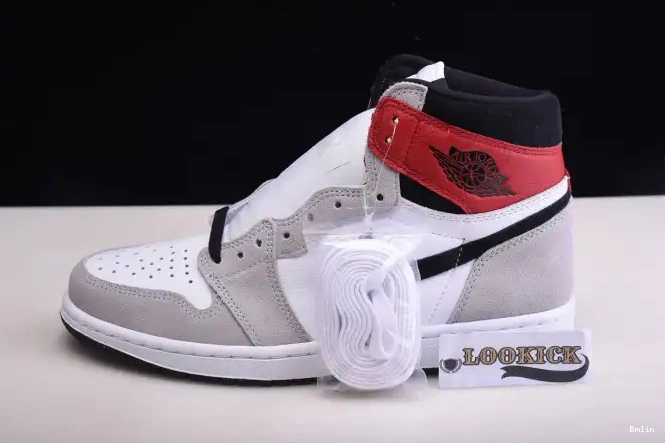 Light High Grey 1 555088-126 Smoke OG Jordan Air 0607